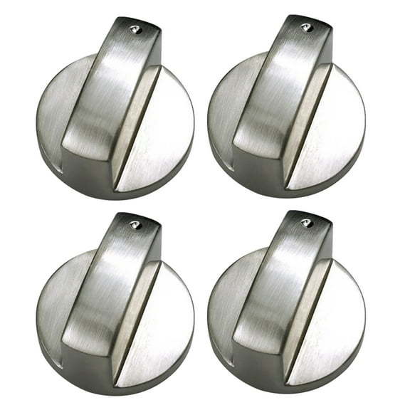4Pcs Stove Control Knob Heavy Duty Metal Cooktop Control Knob Oven Rotary Switches Burners Control Knob Adaptors
