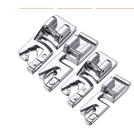 4Pcs Straight Stitch Presser Foot Sewing Machine Spare Parts Accessories Multifunctional Sewing Foot Presser for Most Sewing Machines Sewing Foot