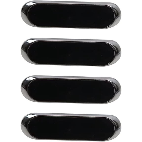 4Pcs Strip Shape Magnetic Car Holder Stand for Phone, Car Mount Holder Support Air Vent GPS Dashboard and Wall Table Desk, Black
