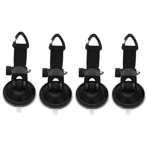 4Pcs Suction Cup Anchor Securing Hook Tie Down,Camping Tarp As Car Side Awning, Pool Tarps Tents Universal