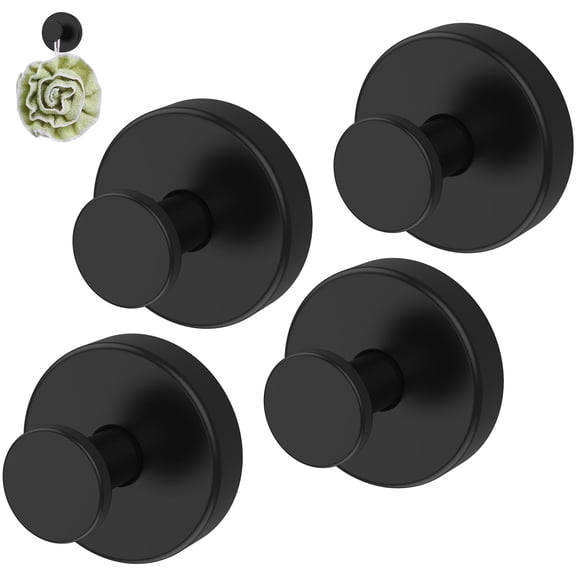FVKRNYZ 4 Pcs Suction Cup Hooks for Shower, 15 Lbs Heavy Duty Vacuum Wreath Hanger for Glass Door and Tile