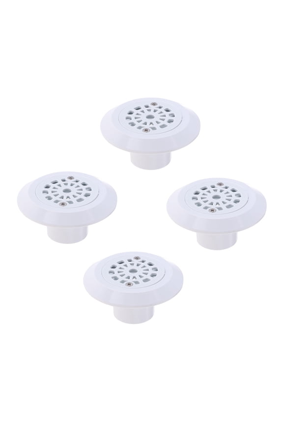 4Pcs Swimming Replacement Round ABS Swimming Pool Drain Water Outlet
