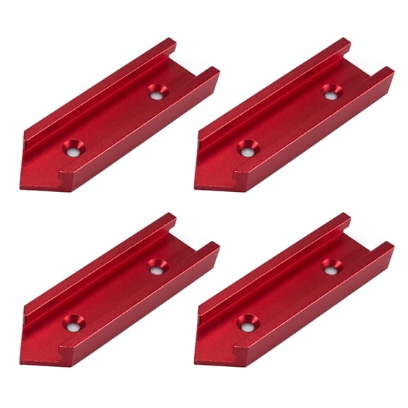 4Pcs T Track Cross Intersections Part T Slot Track Connectors Aluminum Cross