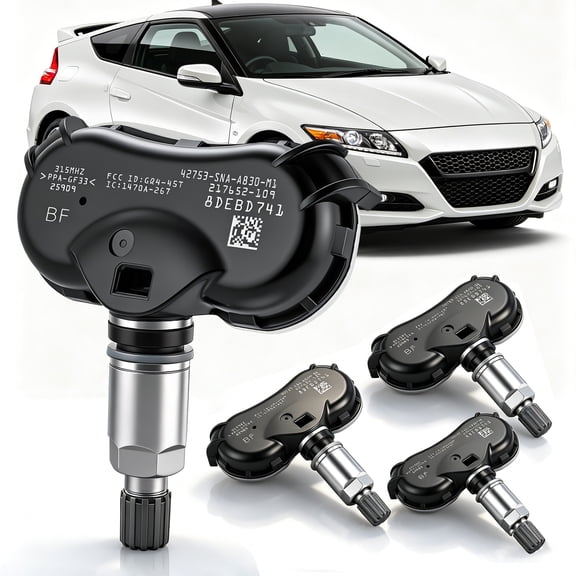 4Pcs TPMS 315MHz Pre-Programmed Tire Pressure Monitoring Sensor for Honda CR-Z 2011-2015