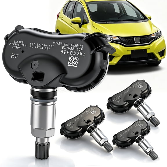 4Pcs TPMS 315MHz Pre-Programmed Tire Pressure Monitoring Sensor for Honda Fit 2009-2014