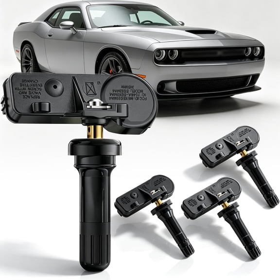 4Pcs TPMS Tire Pressure Monitoring System Sensor Compatible with 2009-2021 Dodge Challenger