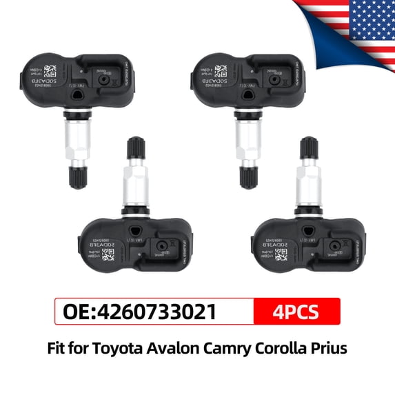 4Pcs TPMS Tire Pressure Sensor Genuine 42607-33021 For Lexus 2004-2009 GX470