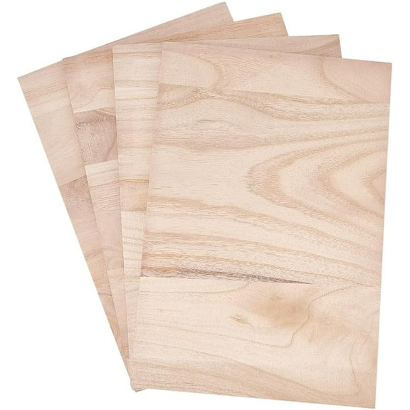 4Pcs Taekwondo Breaking Boards 10.5mm Thick Wooden Karate Breaking Boards 11.8x7.9 Inch Punching Wood Boards Wooden Kick Board Training Accessory
