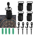 thumbnail image 1 of 4Pcs Tapestry Hooks Clips Set – Non-Slip Wall-Mounted Clips for Blankets Tapestries Posters Photo Display, 1 of 7