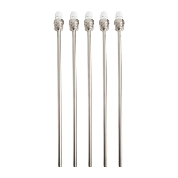 4Pcs Temperature Sensor Stainless Steel Pn40 Thermowell For Temperature Sensor Immersion Sleeve Pocket Home Supplies Parts