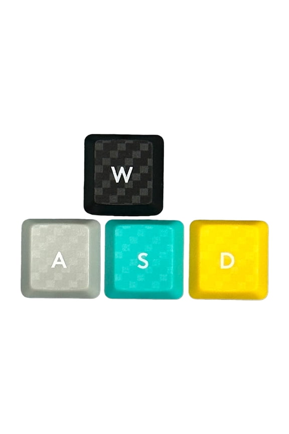 4Pcs Texture Nonslip Cover WASD Arrows Backlit Gaming Keyboard Keycap Best for G813 G913 G913TKL Gamers