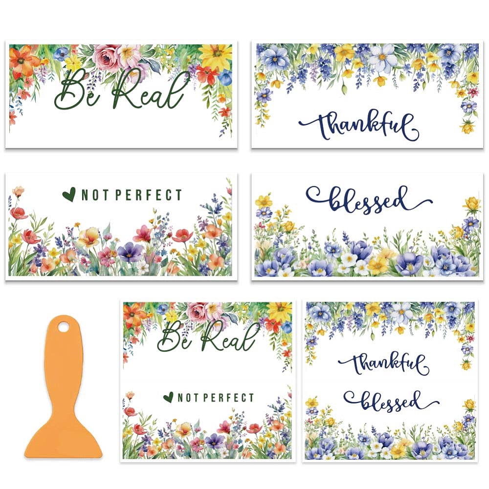 4Pcs Thankful Rub on Transfers Furniture and Crafts 12x6 Inch ...