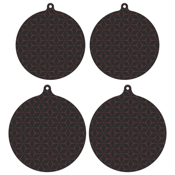 4Pcs Thermochromic Silicone Induction Cooktop Mat Temperature Resistant Induction Cooktop Protector Nonslip Induction Cooktop Protective Cover for Induction Cooktop Kitchens