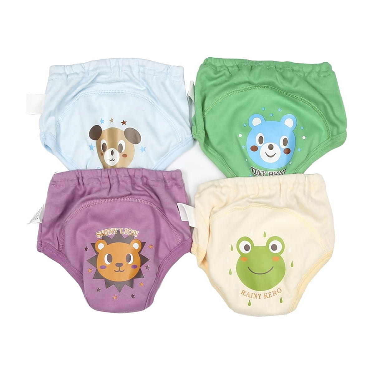 4Pcs Toddler Baby Girls 4 Layers Waterproof Potty Training Pants Reusable 