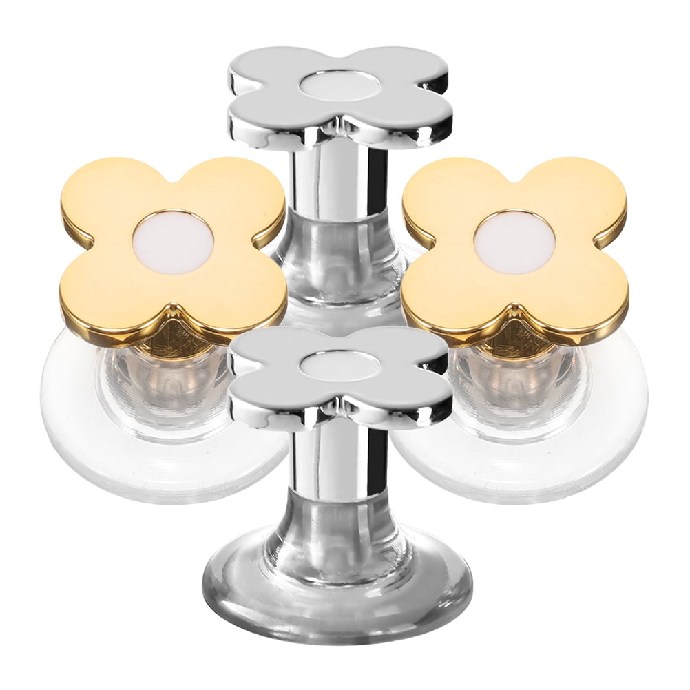 YvonLLZ Toilet Button Pusher - Heart Shaped Flush Tool For Long Nails, Bathroom Accessory (4 Pack)