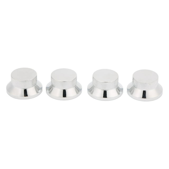 4Pcs Top Hat Knobs Electric Guitar Volume Tone Control Metal for