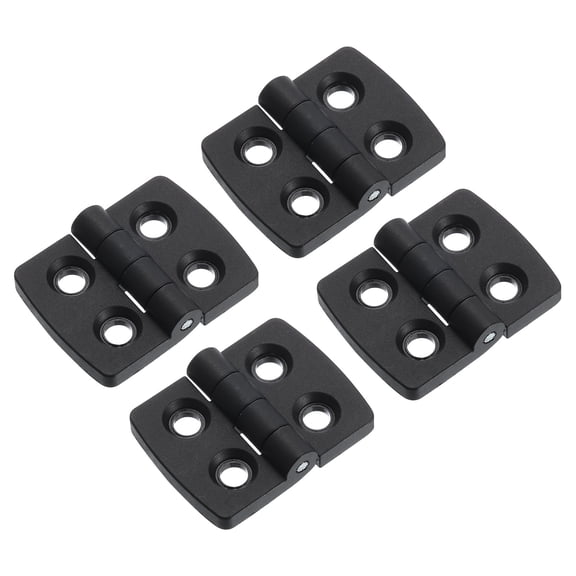 4Pcs Torque Hinge, 40x30x4mm Nylon Adjustable Position Control Hinges (5mm Hole)