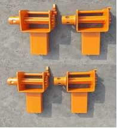 4Pcs Trailer Stake Pocket Winch, H.eavy Duty Stake Pocket D Ring for Flatbed Trailer Trucks and Winches