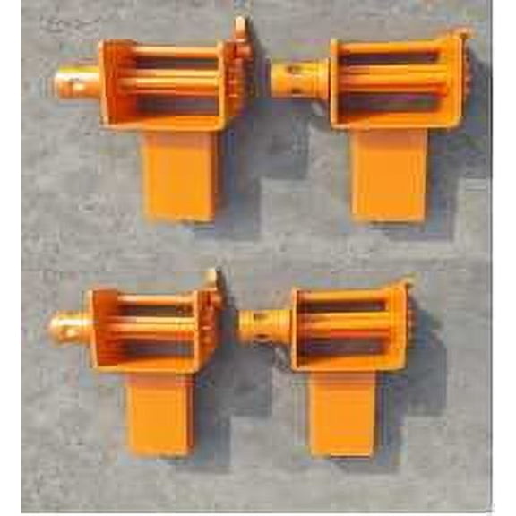 4Pcs Trailer Stake Pocket Winch, H.eavy Duty Stake Pocket D Ring for Flatbed Trailer Trucks and Winches