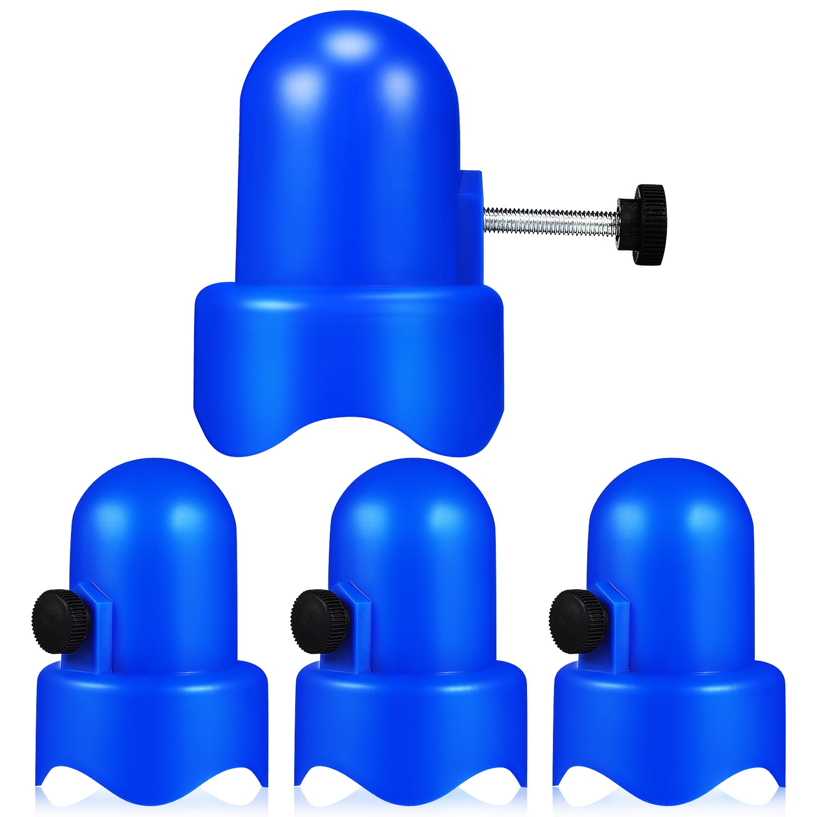 4Pcs Trampoline Enclosure Pole Caps 1.5 Inch Diameter Safety Caps
