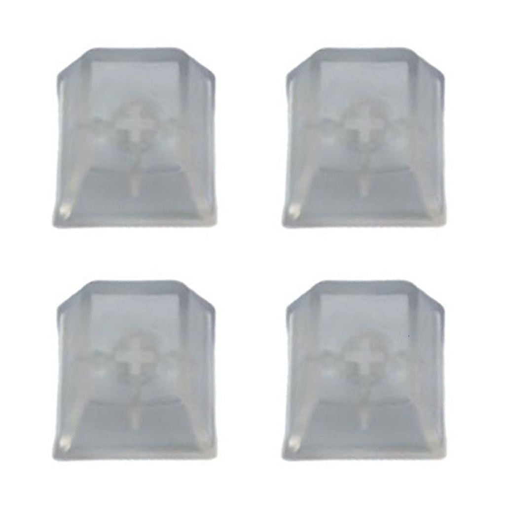 Transparent Matte Keycaps 4Pcs Transparent ABS Keycap Matte Backlit PC Mechanical Keyboard ...