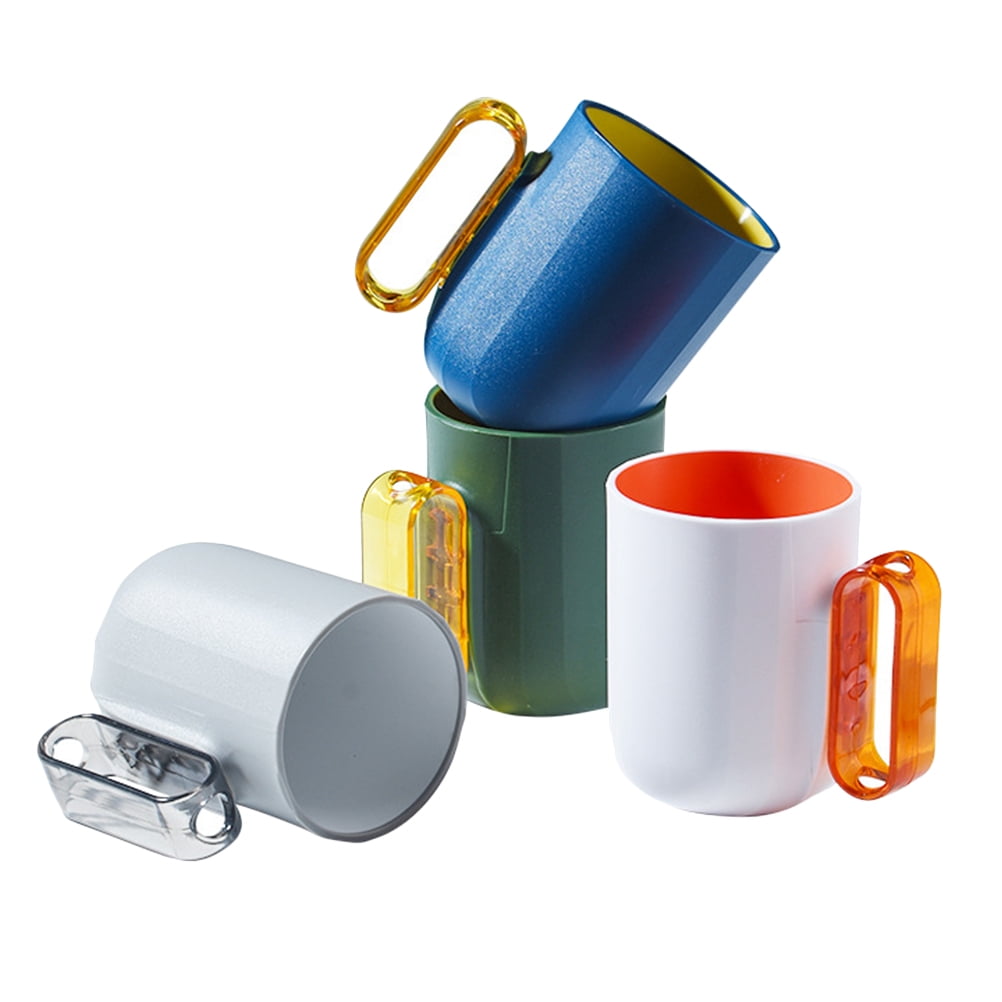 4Pcs Travel Tooth Brush Cups Fashion Bathroom Tumbler Practical