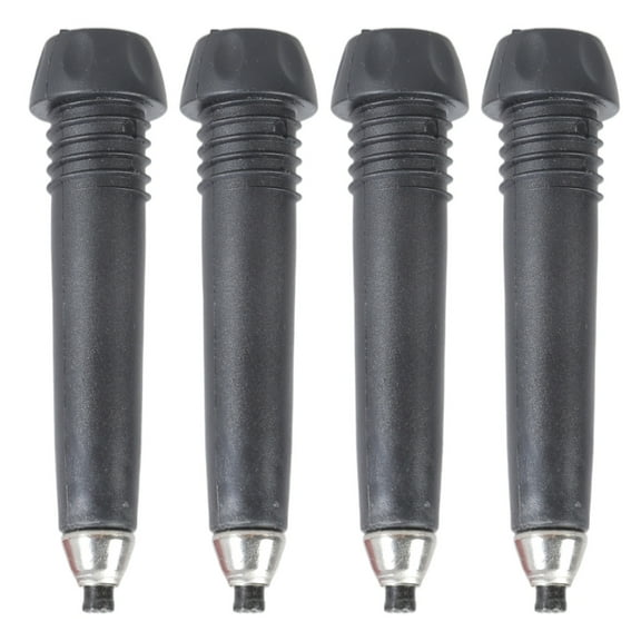 4Pcs Trekking Poles Metal Tip Rod End Tip Walk Stick Replacement Tip for Safe Hiking, Trekking, and Walking