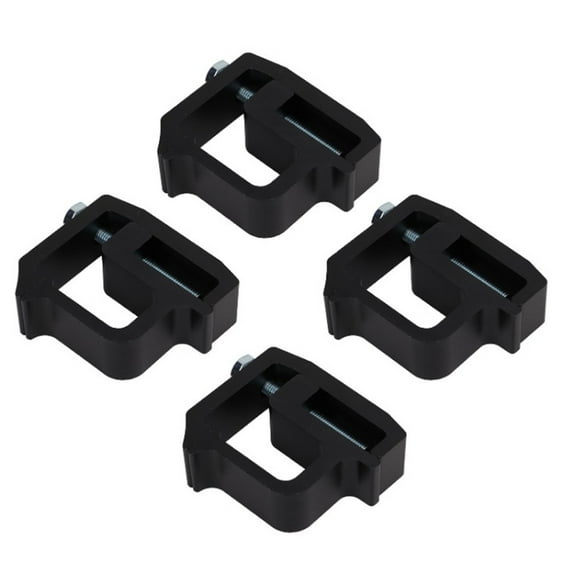 4Pcs Truck Cap Mounting Clamps Heavy Duty Clamps for Truck Top Camper Shell Black