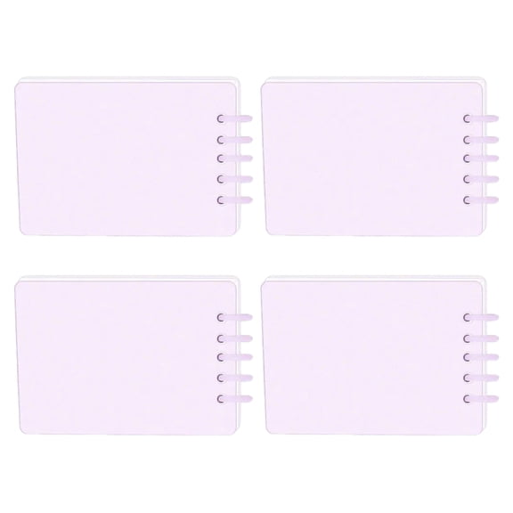 4Pcs Twin Coil Binding Notebook 160 Pages Wide Lined 2.8x4Inch Small Notepads Writing Pad Pocket Notebook for Writing
