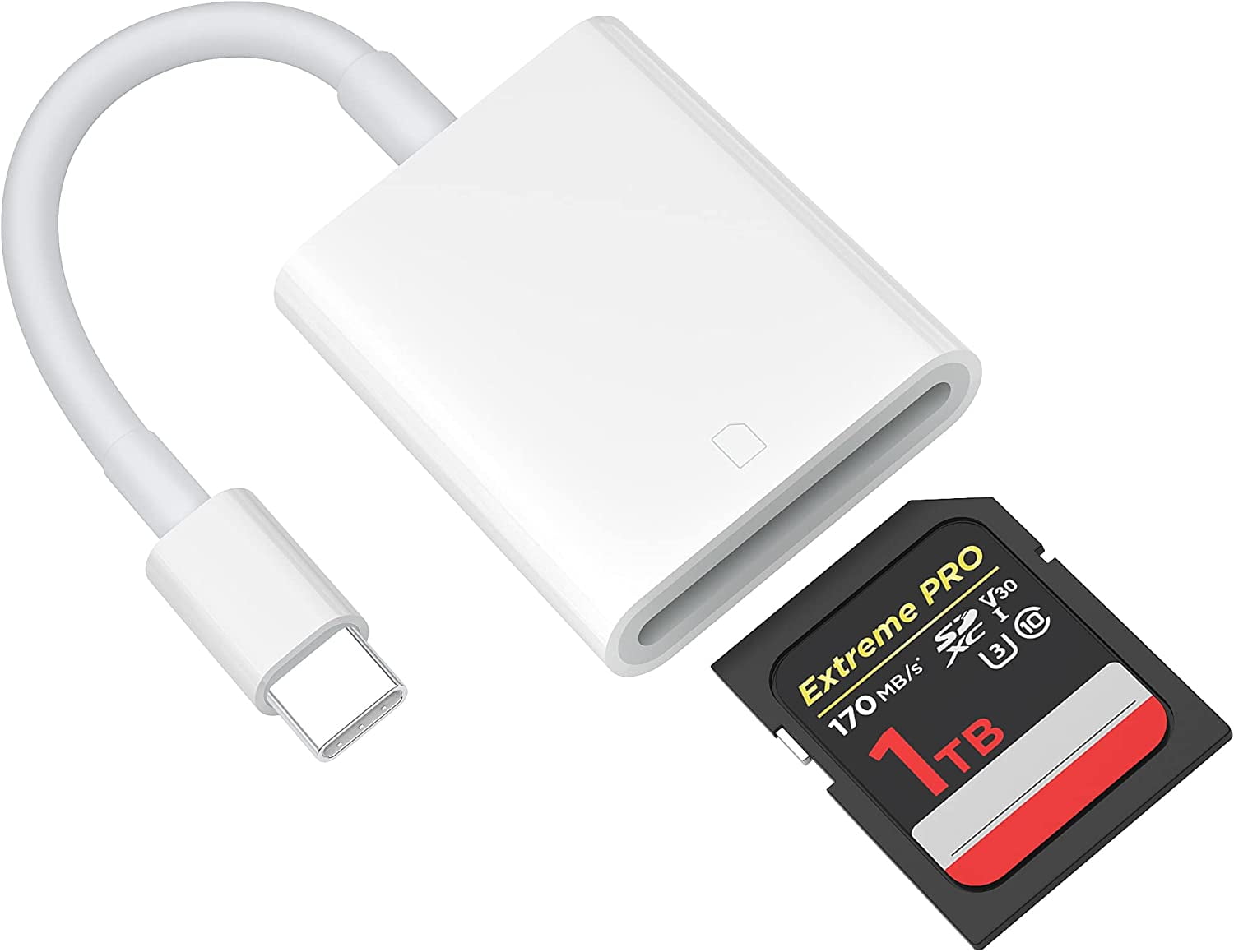 Lecteur De Carte SD/TF USB-C 3.0 - Double Slot, Transfert Jusqu'à 104 Mo/s - Compatible MacBook, IPad, PC Type-C