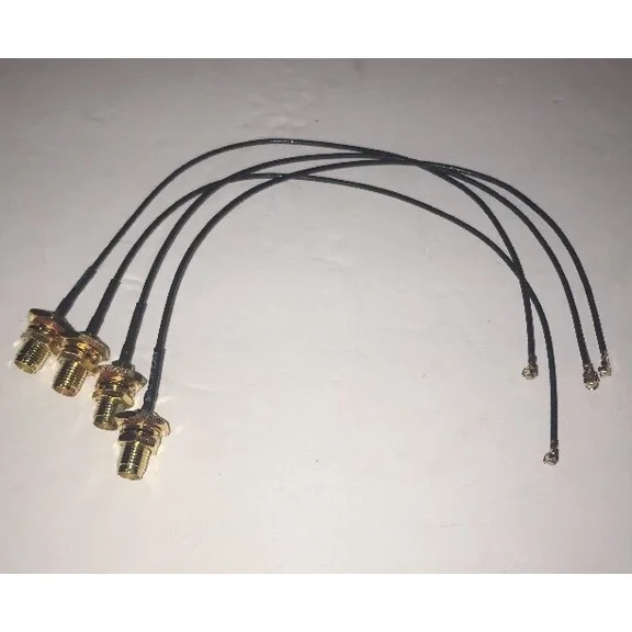 4Pcs Ufl.Ipx To Sma Female Bulkhead Pigtail Cable 1.37Mm 20Cm 8 Inch Usa Wifi Ro
