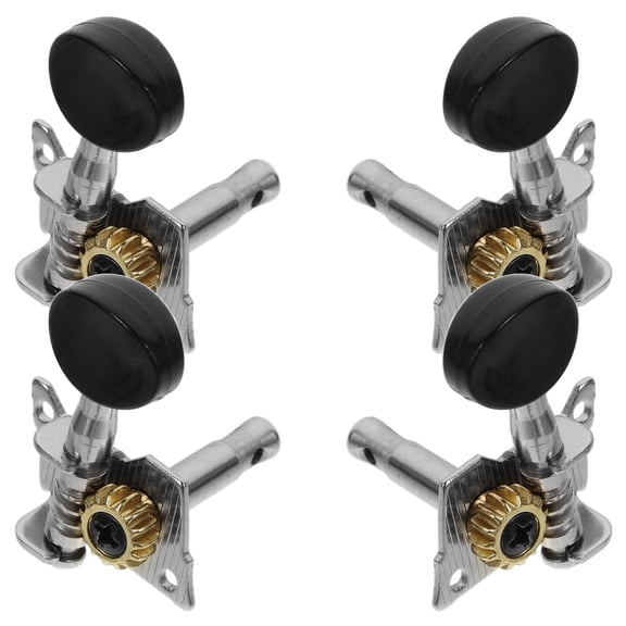 4Pcs Ukulele Tuning Pegs Featuring Durable Steel Plate and Plastic Material for Perfect Touch