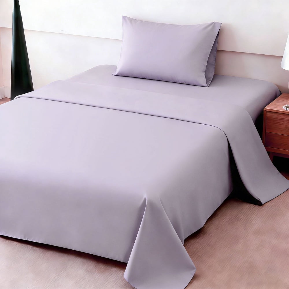 4Pcs Ultra-Soft 85g Sheet and Pillowcase Set, Soft Solid Color, Machine Washable, Suitable For All Seasons, Christmas Comfortable Bedding Set, Available For Single, Double, King, and Queen Beds