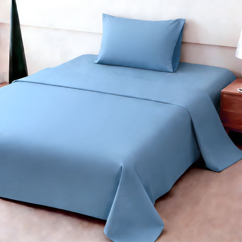 4Pcs Ultra-Soft 85g Sheet and Pillowcase Set, Soft Solid Color, Machine Washable, Suitable For All Seasons, Christmas Comfortable Bedding Set, Available For Single, Double, King, and Queen Beds