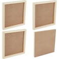 thumbnail image 1 of 4Pcs Unfinished Wood Canvas Panel 8x8 Inch Square Wood Board 0.5 Inch Thick Blank Wood Canvas Boards Wood Panel Boards Wood Board for DIY Tabletop Display DIY Painting Craft Projects, 1 of 6