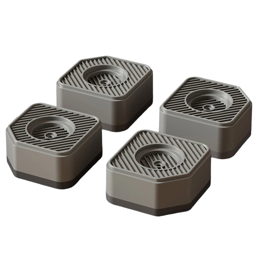 4Pcs Universal Adjustable Height Washing Machine Foot Pad Anti Vibration Refrigerator Base Fixed Nonslip Feet Stabilizer