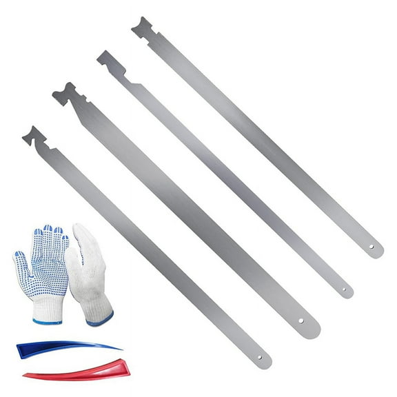 4Pcs Universal Easy JimKit,Equipped with 2 Wedges and Anti Slip Work Gloves