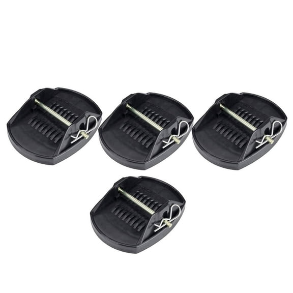4Pcs Universal Pads Anti Sag Wheel Foot Leg Support Accessories Leveller Outrigger Pad ing Lift Pad Fits for Trailers RV