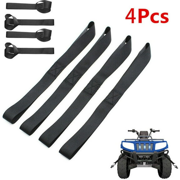 4Pcs Universal Soft Loop Tie Down Straps Ratchet Towing Cargo Tie Down Straps For Motorbike ATV UTV Motorcycle 600LBS PH