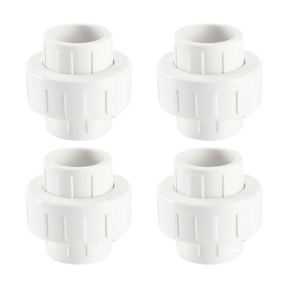 4Pcs Universal Water Pipe Connector Direct Joint Fitting Leakproof PVC Union Connector For Home Garden Irrigation