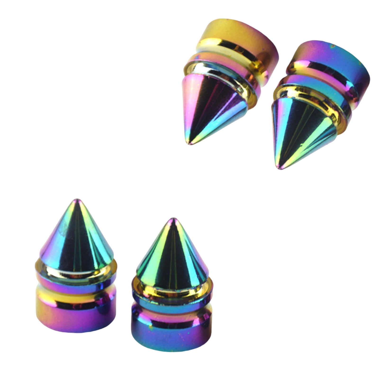Unique Rim Caps 4Pcs Universals Car Tires Valves Stem Caps Unique Colorful Tires Caps ...