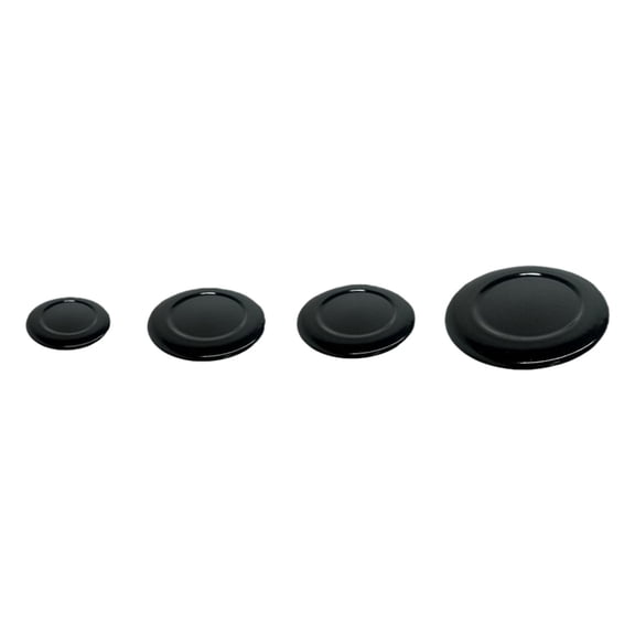 4Pcs Universals Replacement Stove Top Covers Cooker Hob Gas Burners Cap