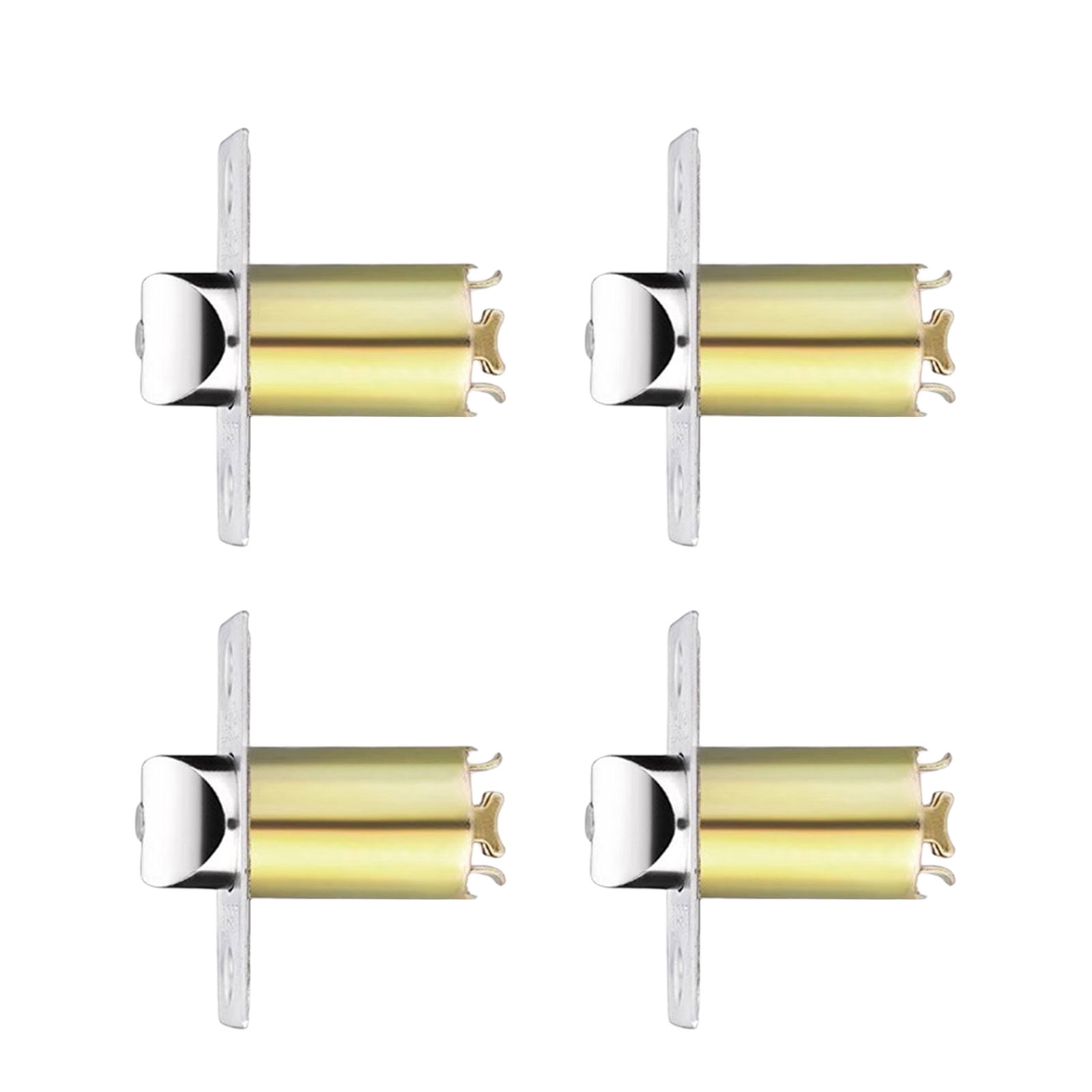 4Pcs Universals Single Lock Body Tongue Round Balls Door Knob Body Lock ...