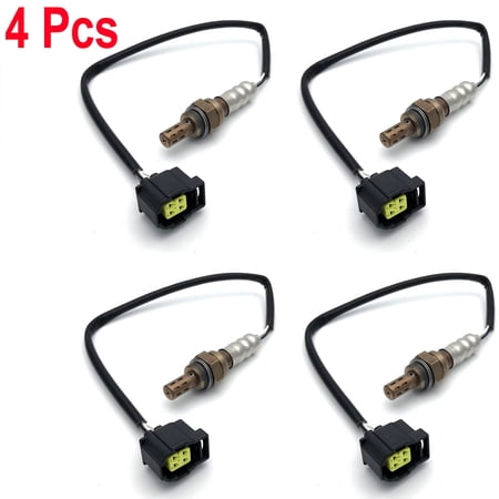 4Pcs Up & Down O2 Oxygen Sensor For 2006 2008-2010 Jeep Commander 3.7L 4.7L 5.7L
