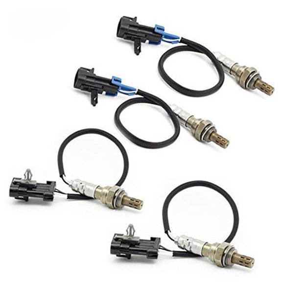 4Pcs Upstream Downstream O2 Oxygen Sensor For Chevy Silverado GMC 1500 1996-2002 234-4012, 234-4018