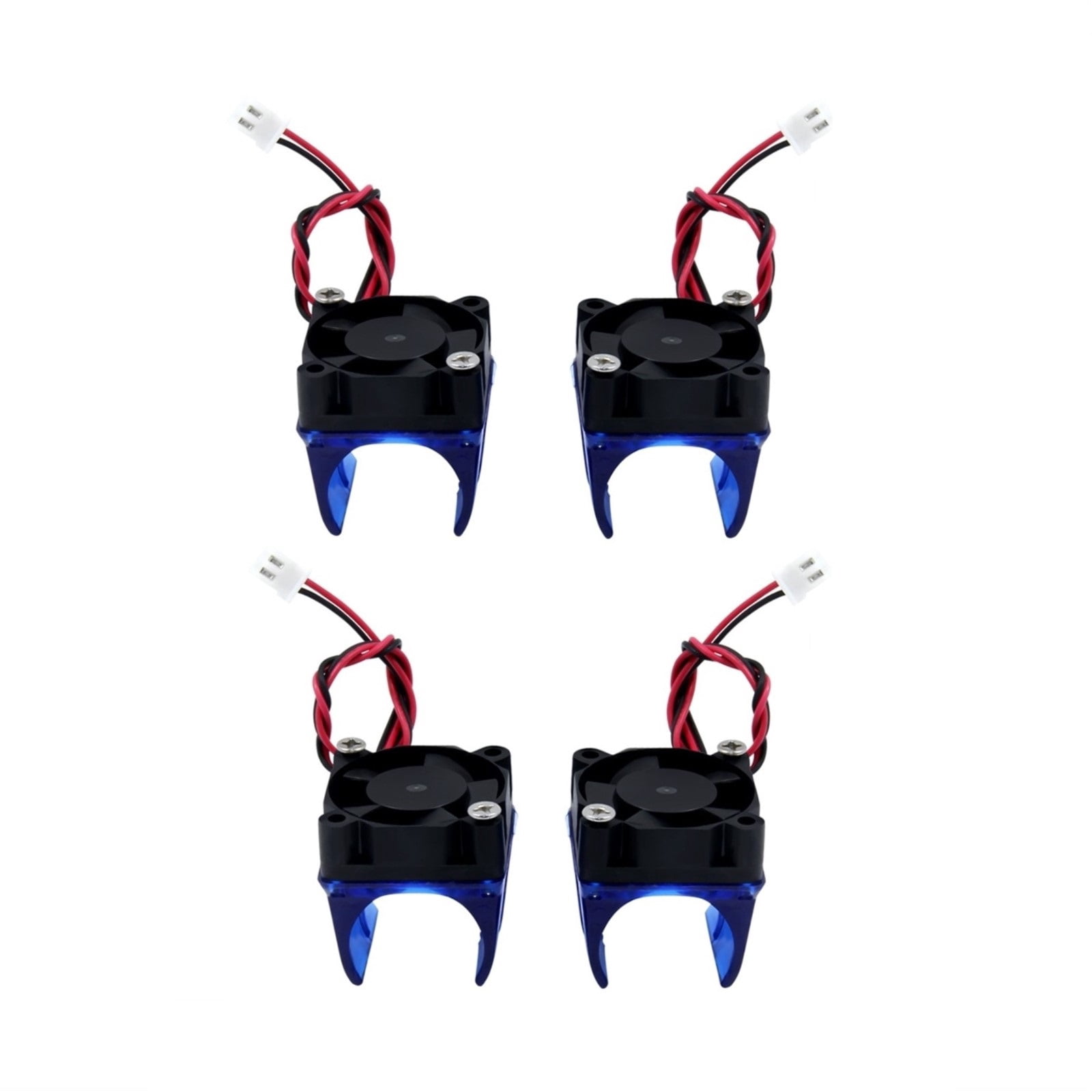 4Pcs V6 12V Cooling Fans with Fan Bracket, Mini Cooling for Most 3D ...