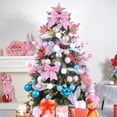 thumbnail image 1 of 4Pcs Velvet Christmas Ornaments Balls Sets for Christmas, Plastic Shatterproof Xmas Tree Flocked 2.37 inch Ornaments Balls for Winter Holiday Decor (Red), 1 of 6