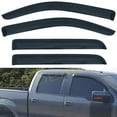 thumbnail image 1 of 4Pcs Vent Smoke Window Visor, Side Window Deflector With Outside Mount Tape-On Type, Compatible With2009-2014 F150 Super Crew Cab With 4 Full Size Doors Only, 1 of 7