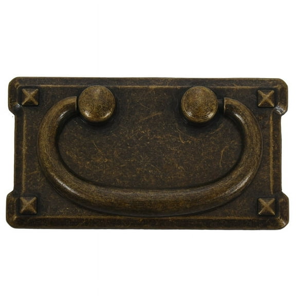 4Pcs Vintage Antique Bronze Drawer Ring Pull Handles, Cabinet Door Furniture Handle Decoration