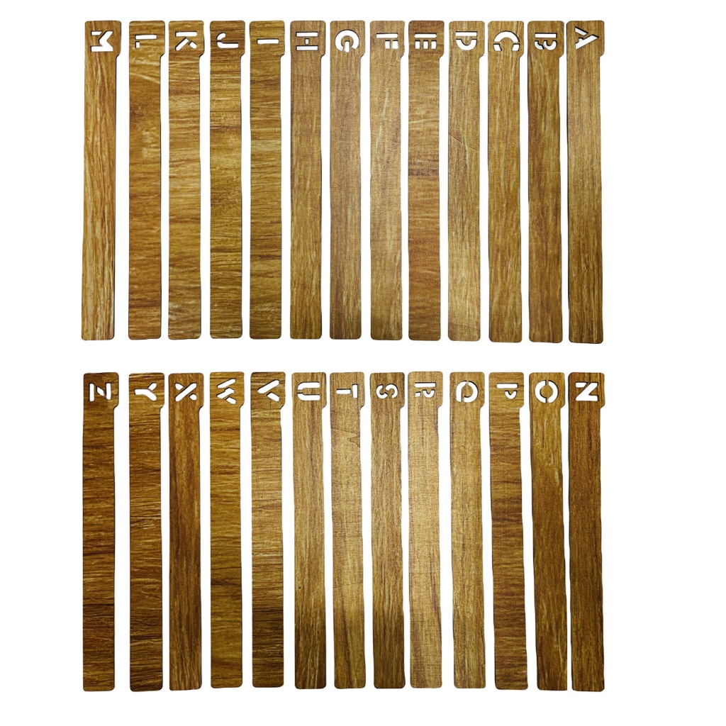4Pcs Vintage Wood Bookmarks Wood Bookmarks Appreciation Present for Teacher Book Lover Reader Student,Book Page Dvider